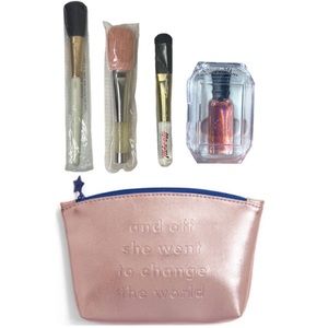 Ipsy Makeup Bag & Makeup Brushes Beauty Bundle Set